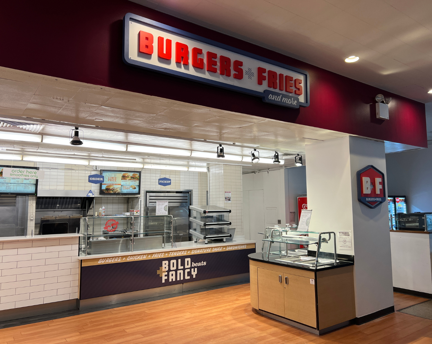 Aramark Proprietary Brand Concept "Burgers and Fries".